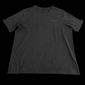 Tesla Motors Short Sleeve Crew Neck Performance T-Shirt Men's Size Medium Gray
